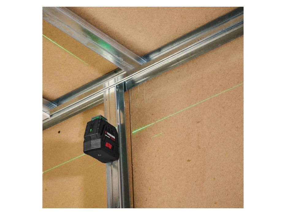 ULTRA Precyzyjny Laser krzyżowy 360° PARKSIDE PERFORMANCE na Zielono