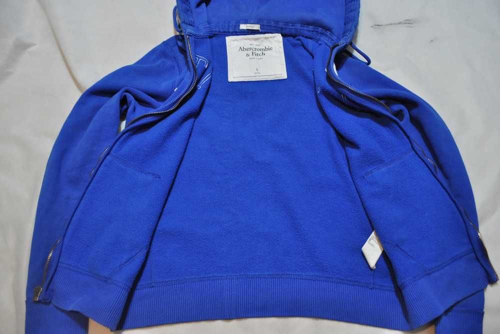 ABERCROMBIE & FITCH L bluza damska bawełniana z kapturem vintage rs5v