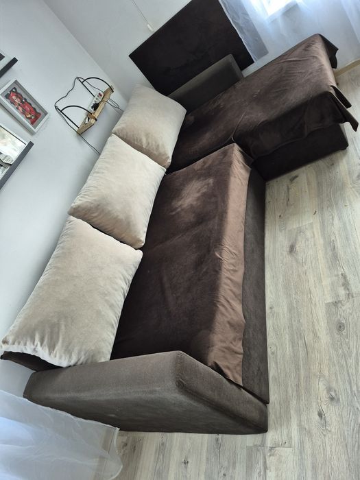 Sprzedam narożnik w kolorze czekolady