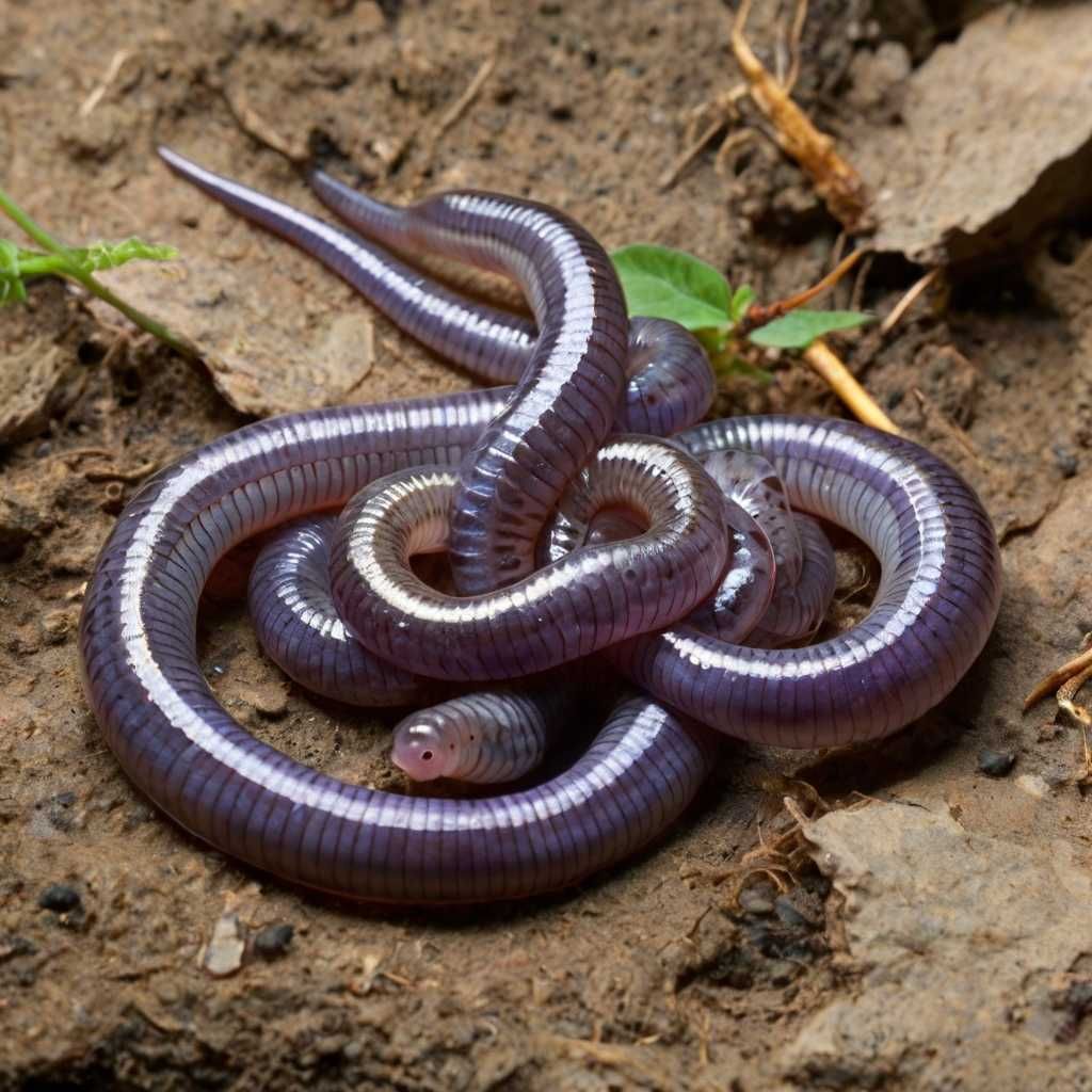 [MINHOCAS PESCA] Minhoca Violeta do Himalaia [MINHOCAS GRANDES]