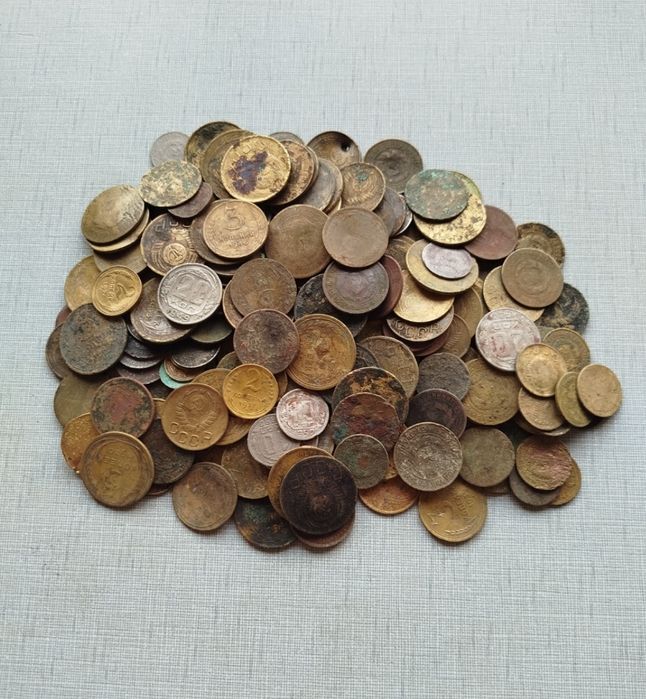 Монеты СССР 220 штук дореформы 1924-57.