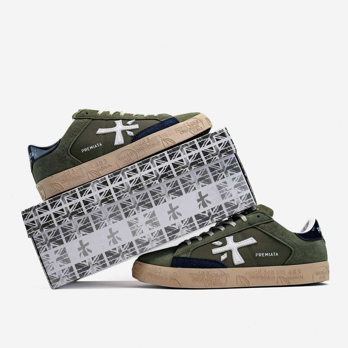 Кросівки  Premiata Steven Olive premium