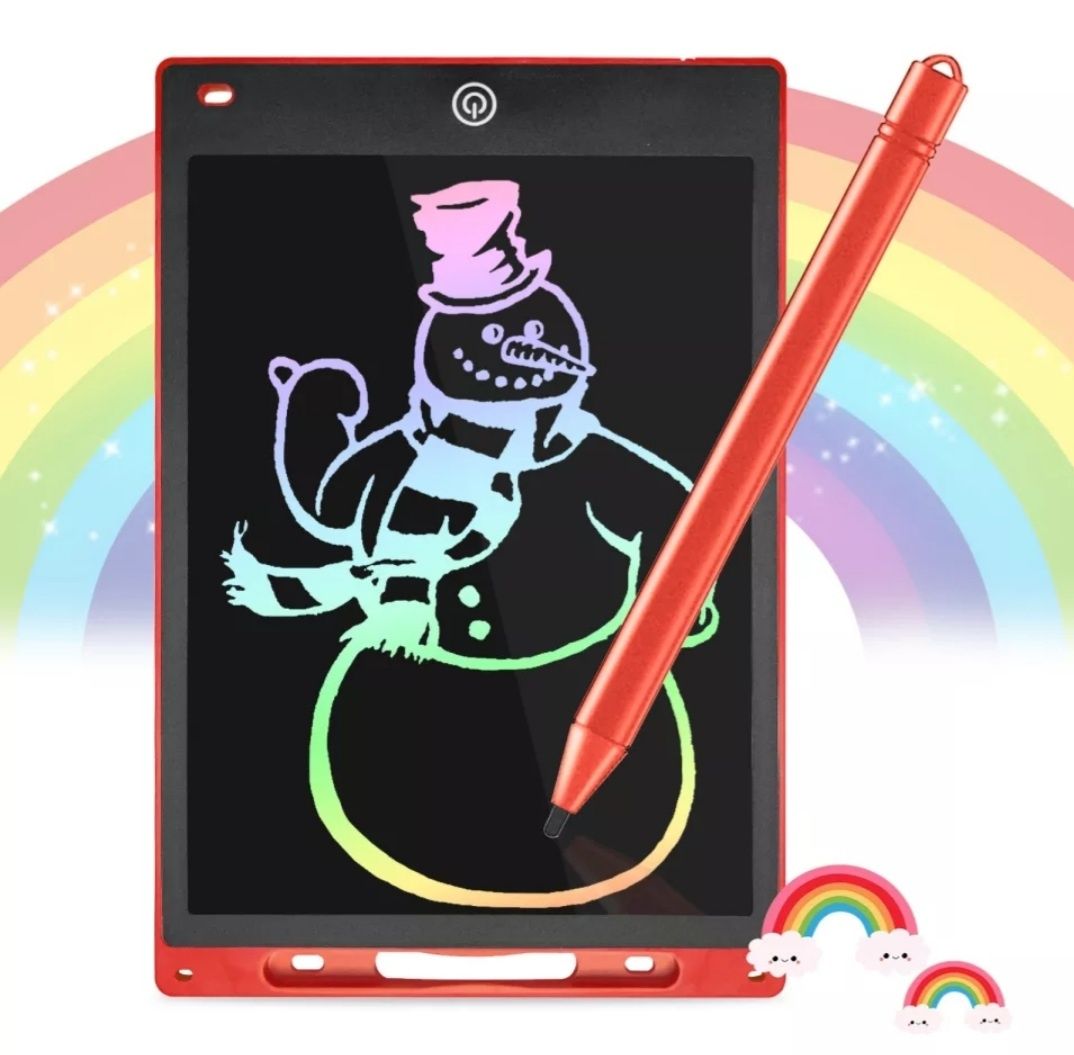 Цветной Графический Планшет для рисования и записей 12 дюймов ЖК-экран