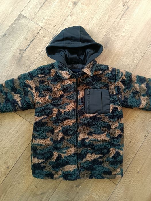 Kurka bluza chłopieca Next moro 128 cm