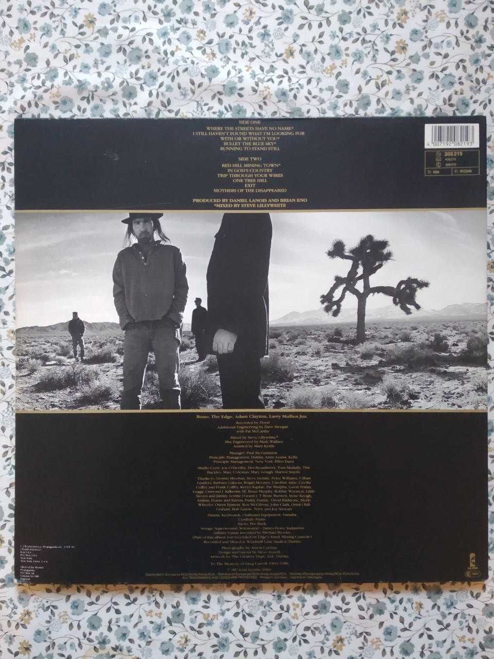 U2 - The Joshua Tree (Germany, Gatefold, Insert)