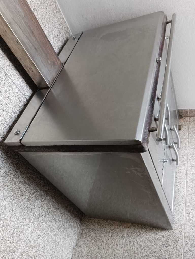 Fogão a Lenha em Aço Inox
