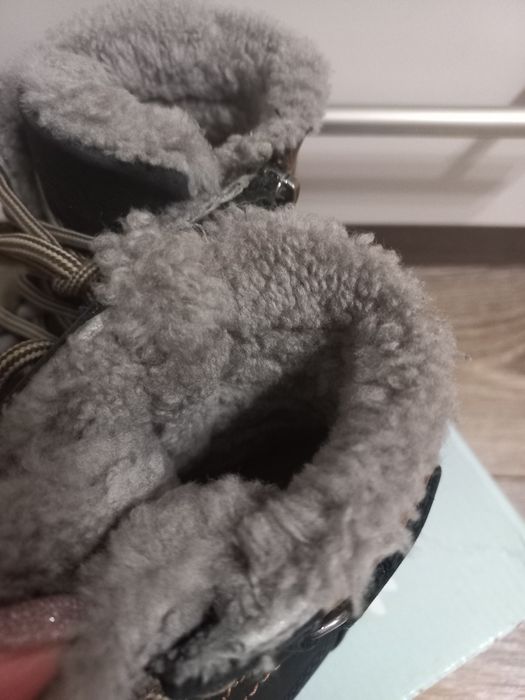 Шкіряні зимові черевики, ботінки, зимове взуття 25 розмір