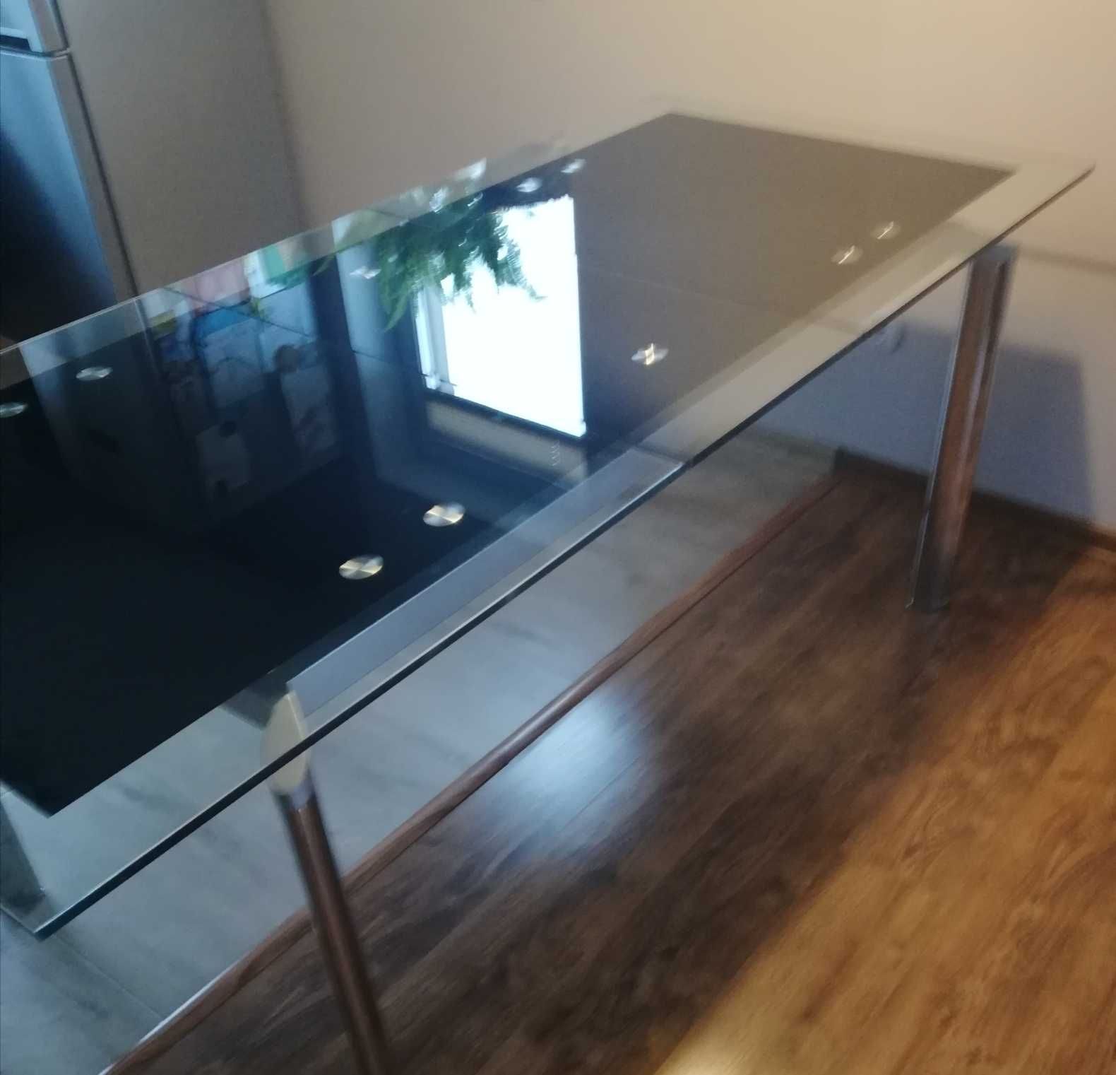 Stół szklany 160 cm