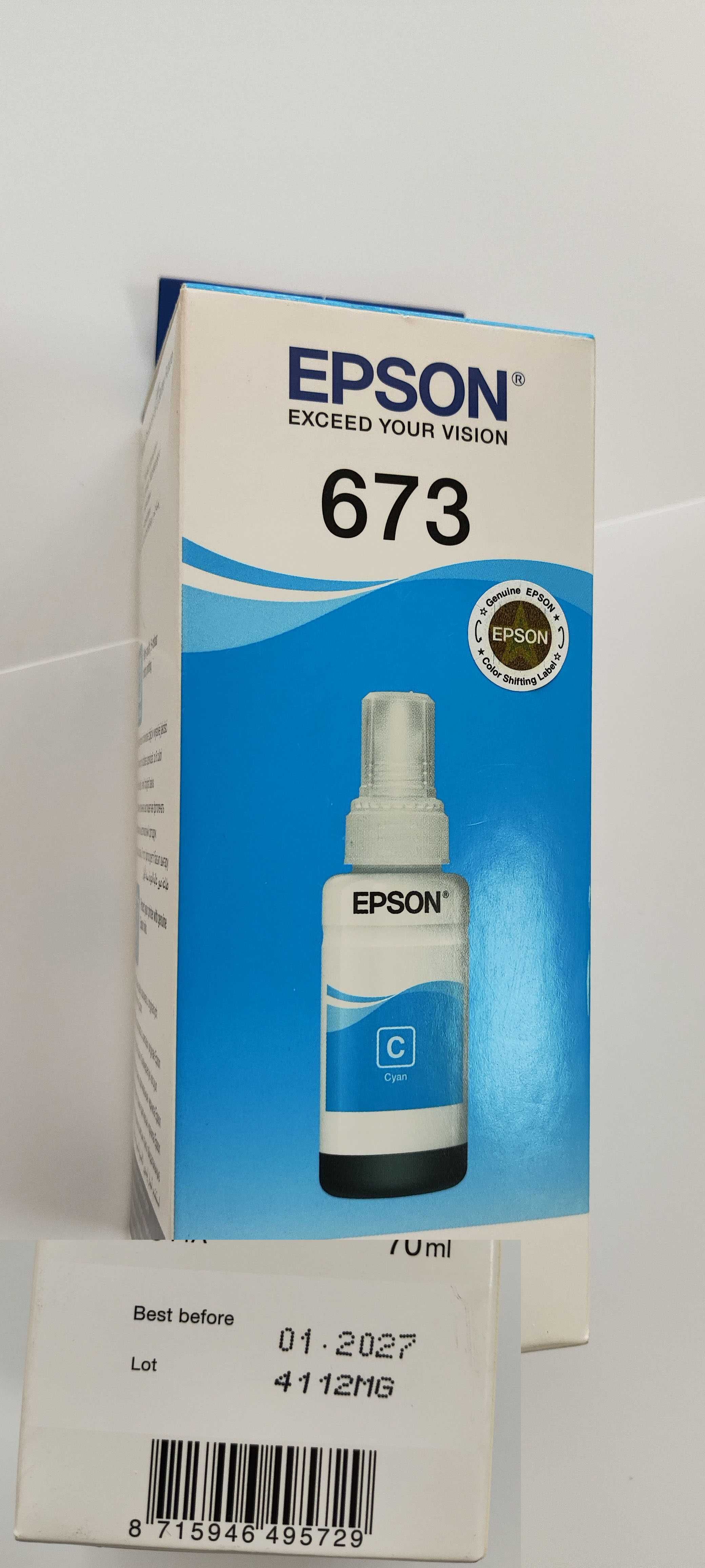 Комплект Оригинальных чернил Epson 673.