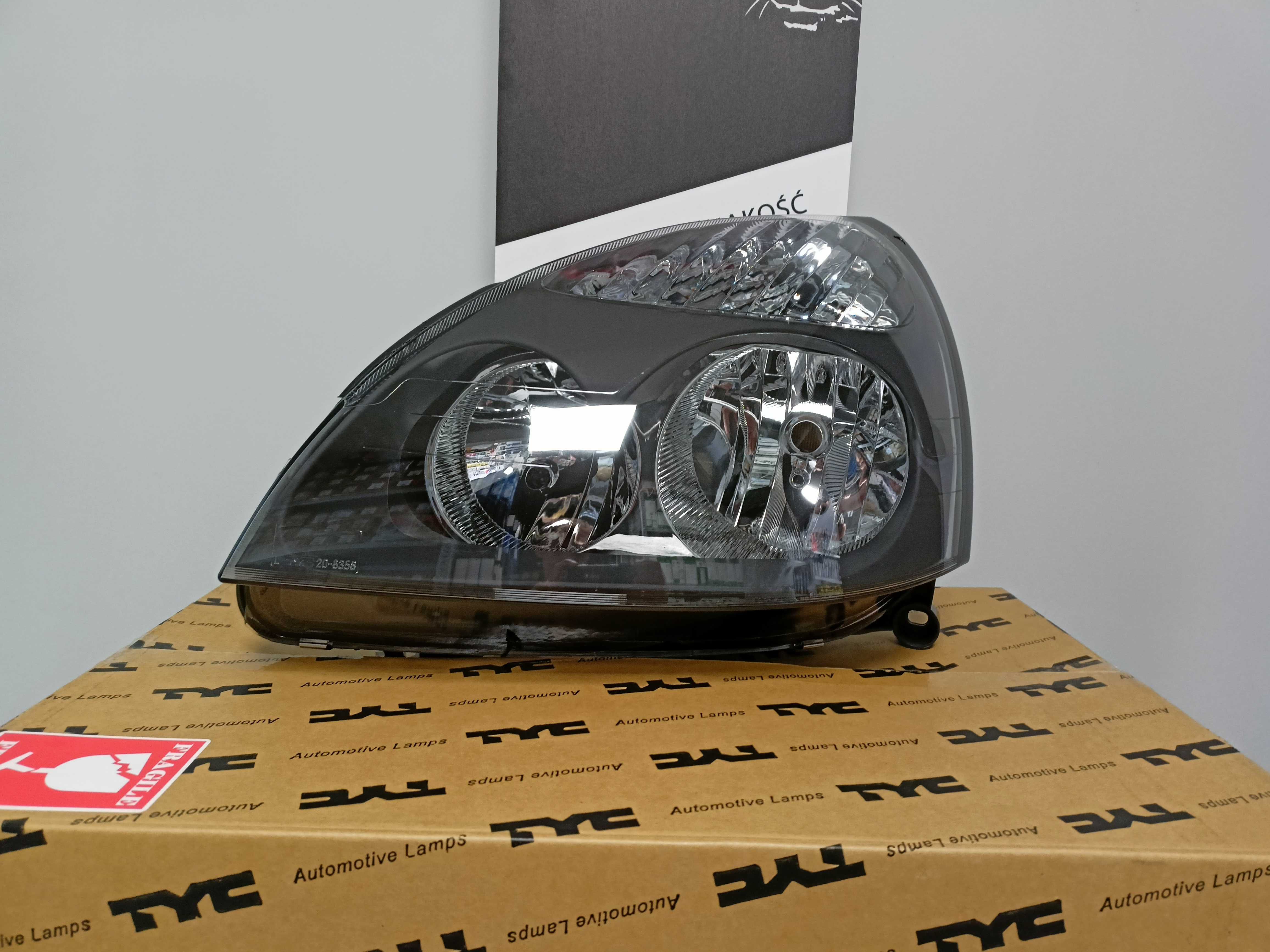 Renault Clio II 01-05 Lampa/Reflektor przód lewy. H7 /H1 kpl h7 GRATIS