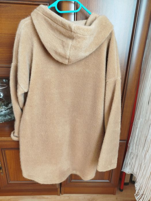 Kurtka damska alpaka brązowa