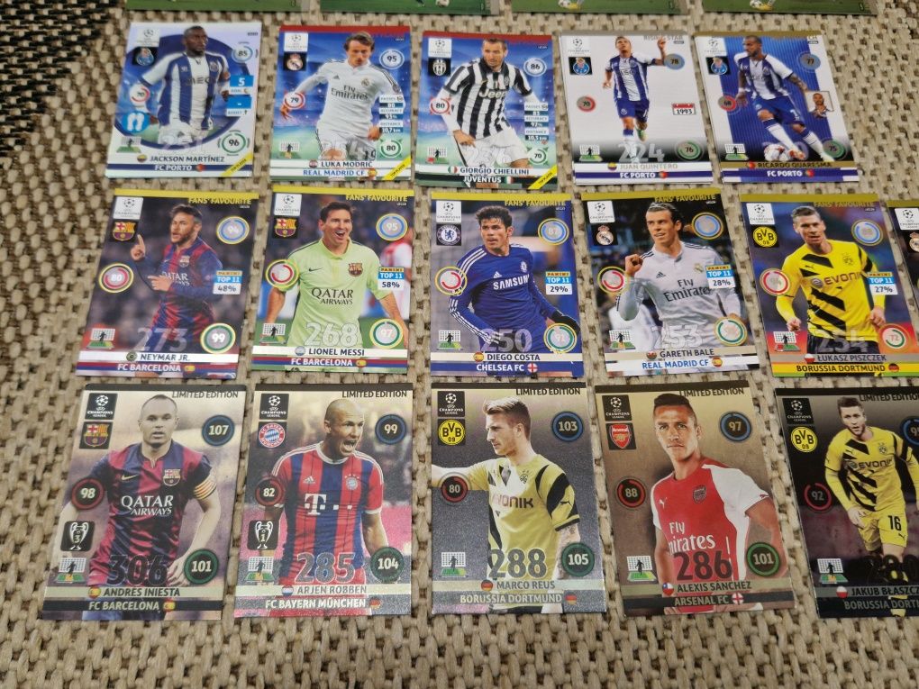 Karty PANINI Champions League Update Edition ok 220szt!