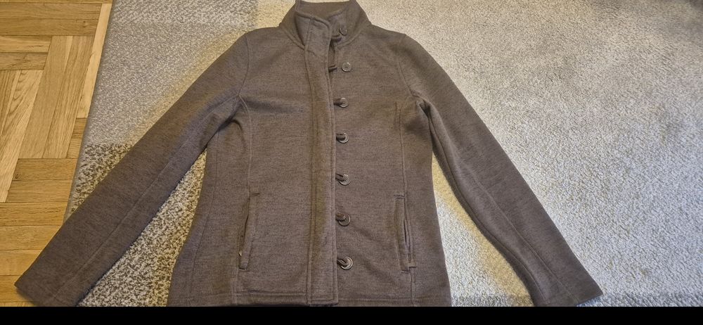 Bluza typu polar brązowa