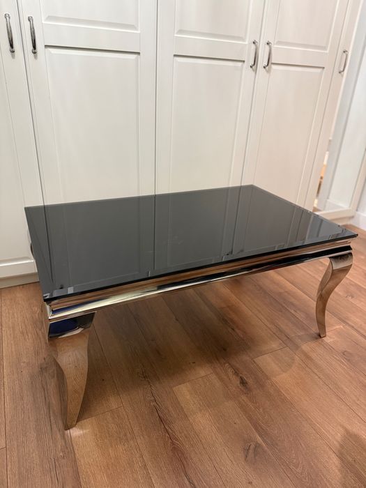 Stolik kawowy szklany w stylu Glamour