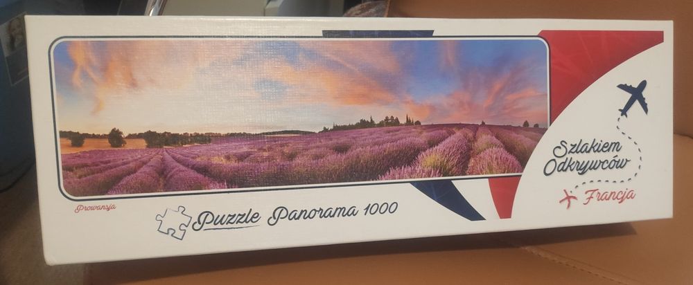 Puzzle panoramiczne 1000 elementów szlakiem odkrywcy Francja
