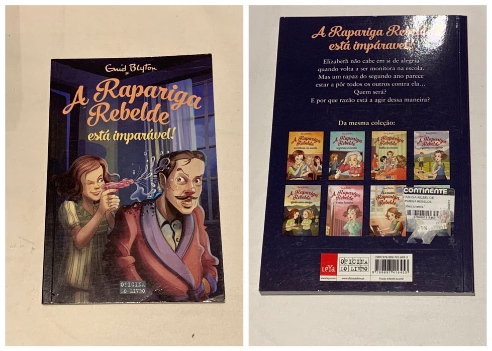 Livros “A Rapariga Rebelde” Ótimo estado