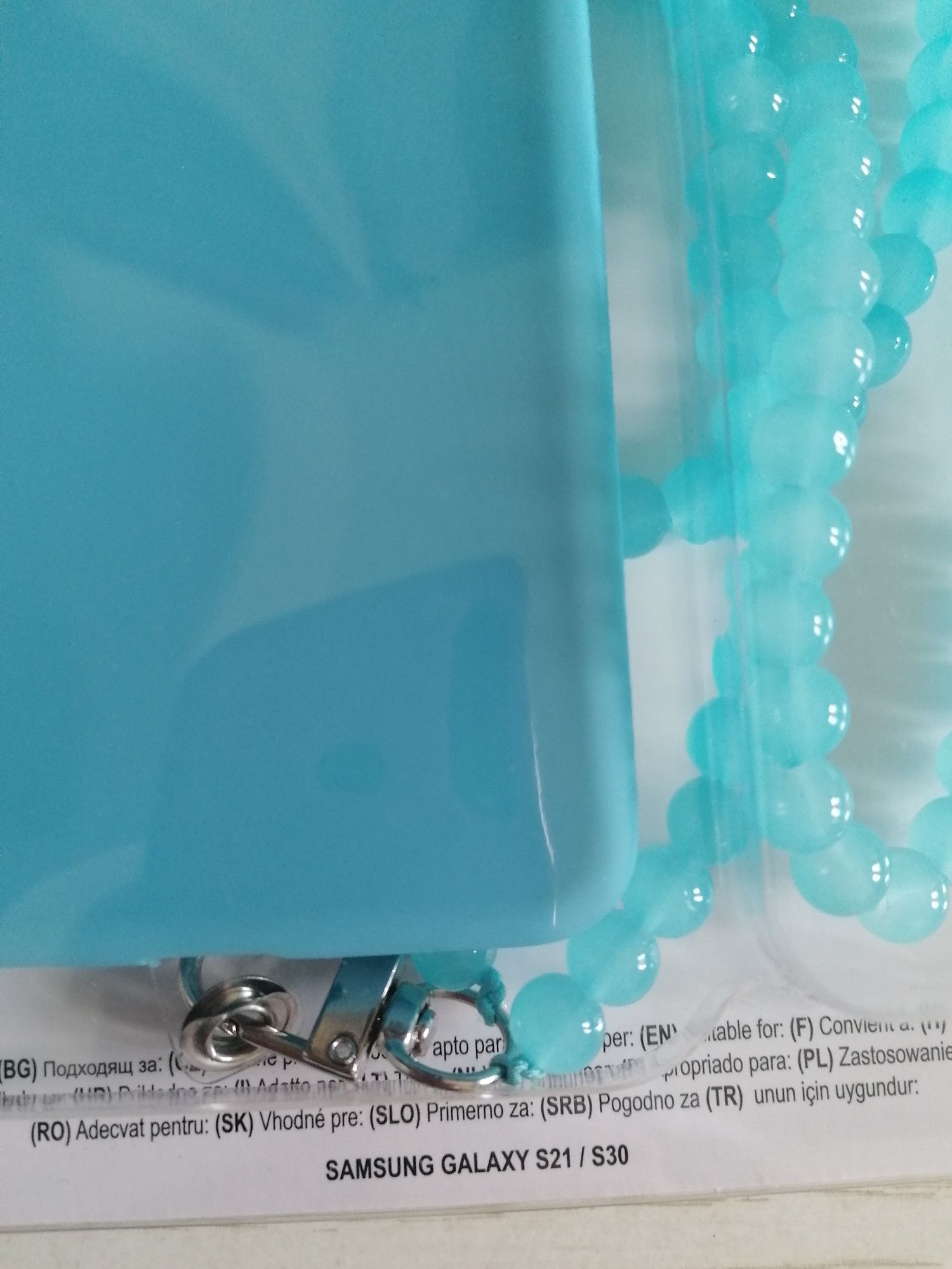 Etui ze smyczą korale Samsung Galaxy S21/S30