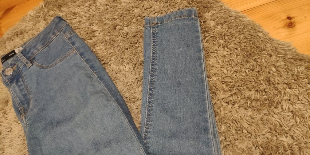 Jeansy skinny mid waist Sinsay