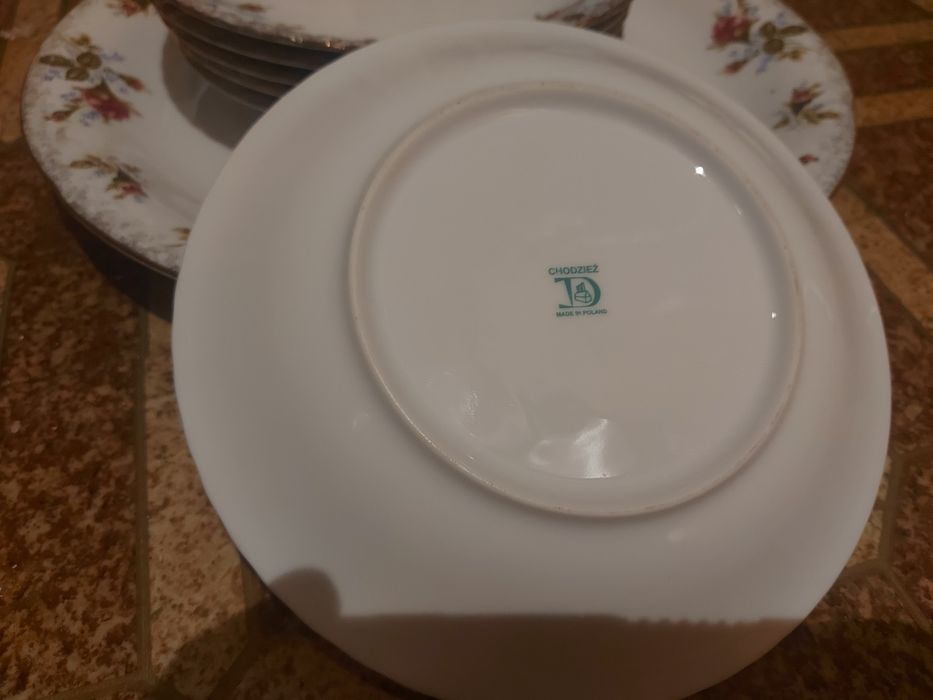 Talerze deserowe Chodziez Iwona 6 sztuk