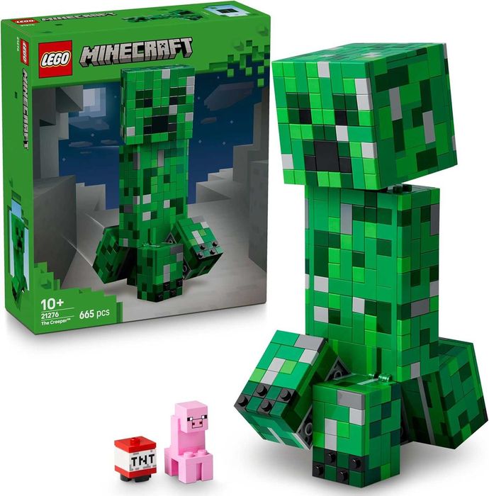 LEGO 21276 Minecraft Creeper, zabawka konstrukcyjna