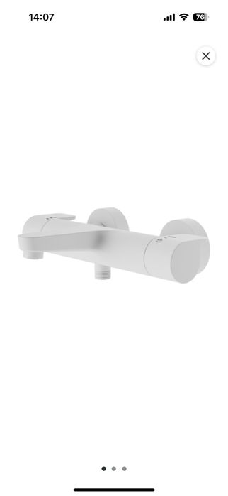 Bateria termostatyczna biala