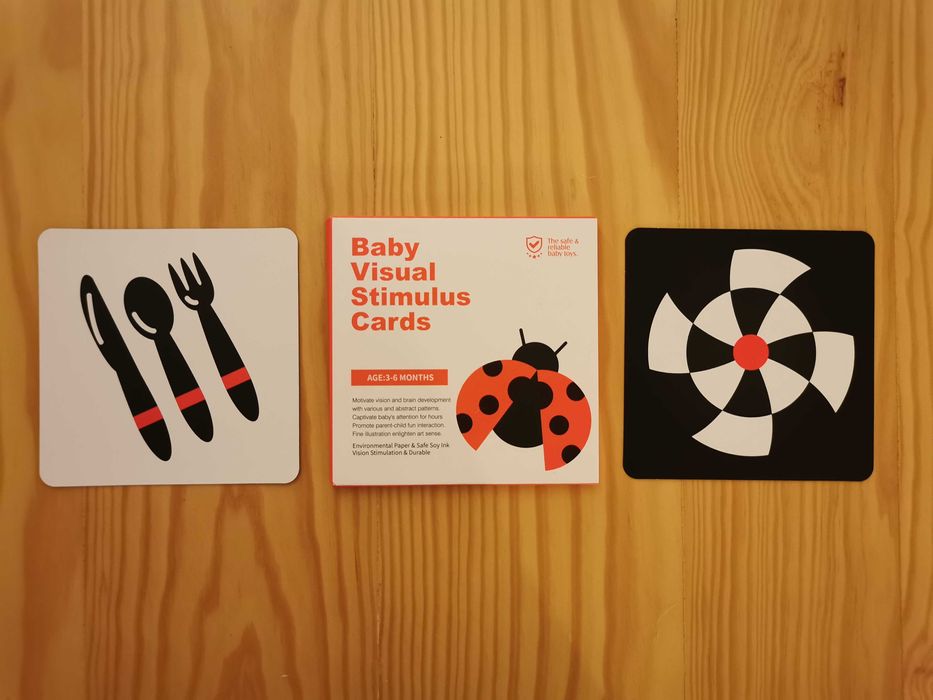 Cartões de Alto Contraste 3-6 Meses | Magia Montessori