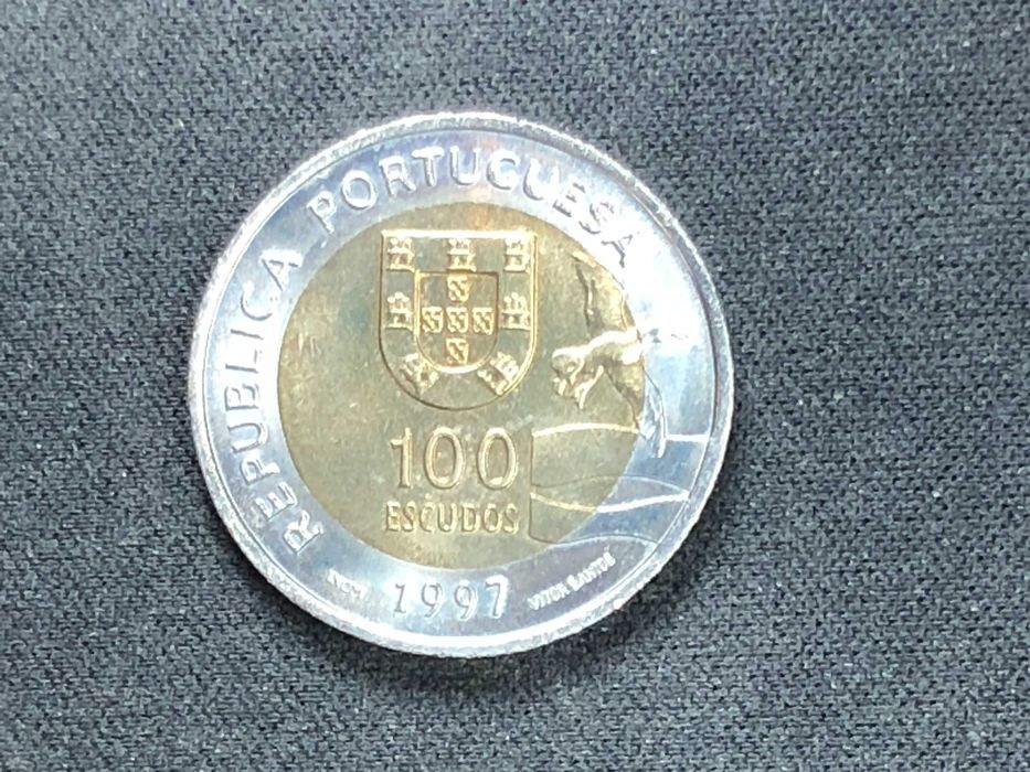 100 Escudos 1997 Bi-metálica Exposição Mundial de Lisboa