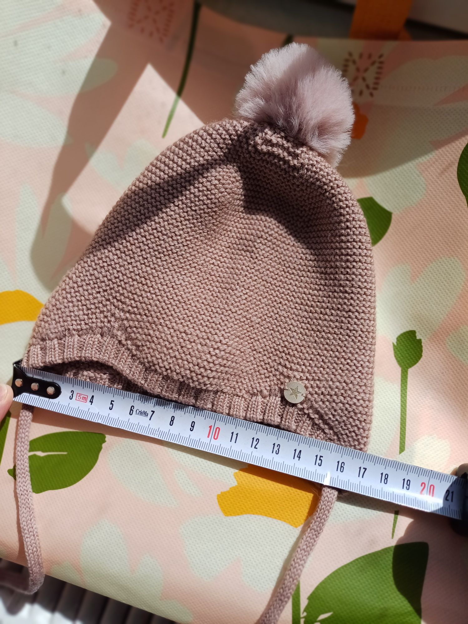 Czapka HUTTELIHUT Merino 100% 42/44/46 dla dziewczynki