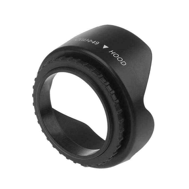 Pára-Sol 49mm Pétala Rosca Universal NOVO