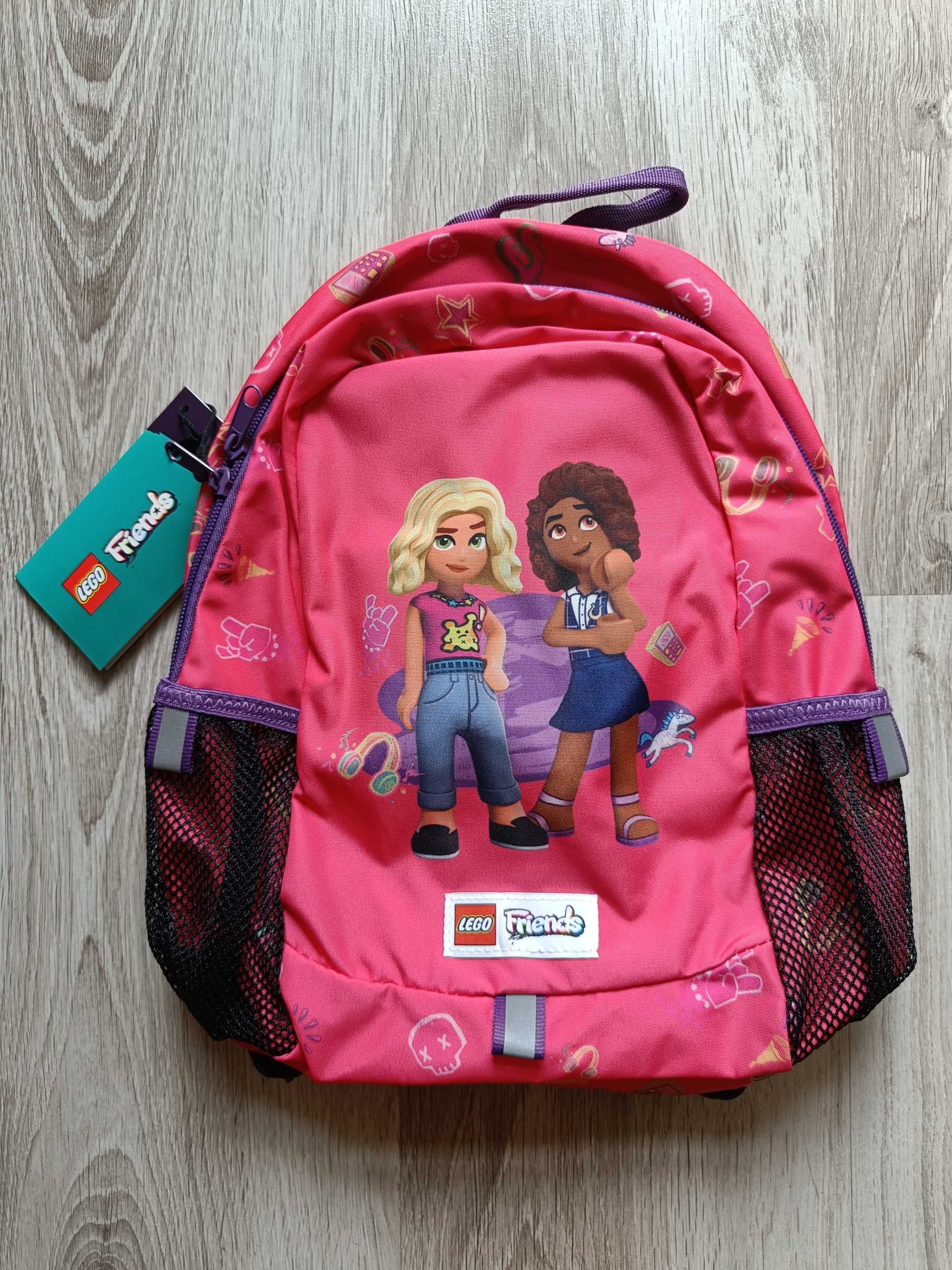 NOWY Plecak szkolny przedszkolny Lego Friends NOVA I ALIY