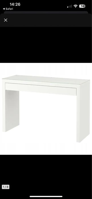 Toaletka biala z Ikea