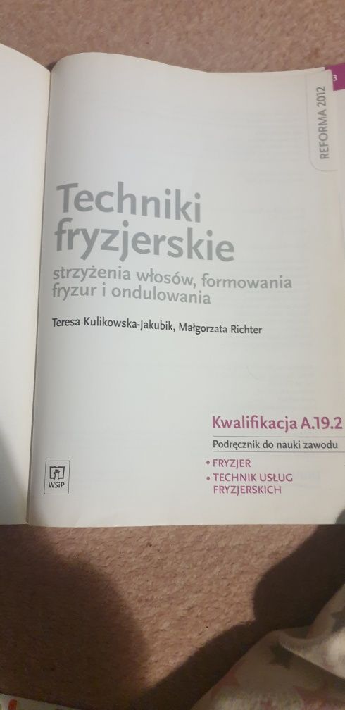 książka do technik fryzjerskich
