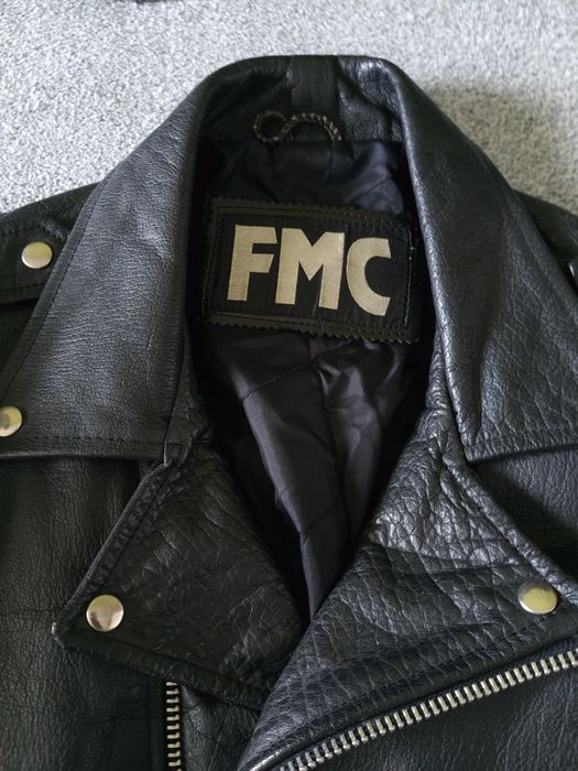 Ramoneska FMC L/XL skóra naturalna kurtka skórzana