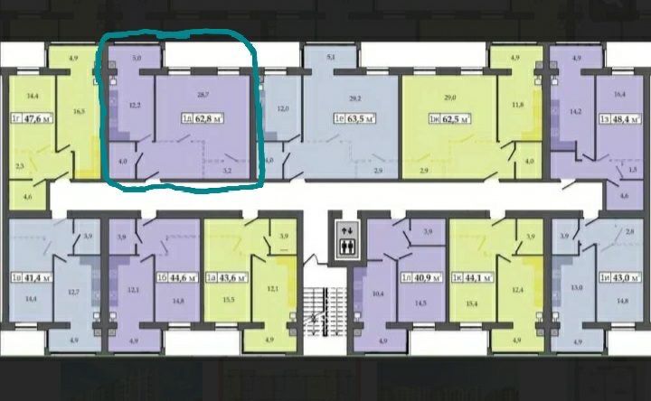 Власник. Продаж кв в новобудові з частк-м ремонтм ЖК Щасливий у Дніпрі