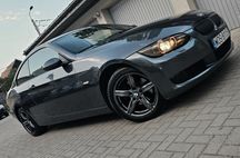 BMW 320d, e92 163km, czerwone skóry, 2008r, coupe, alu 17, zamiana