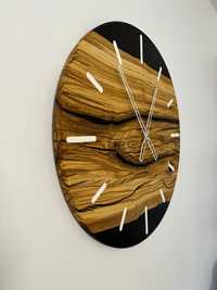 Zegar z drewna oliwnego średnica 60 cm