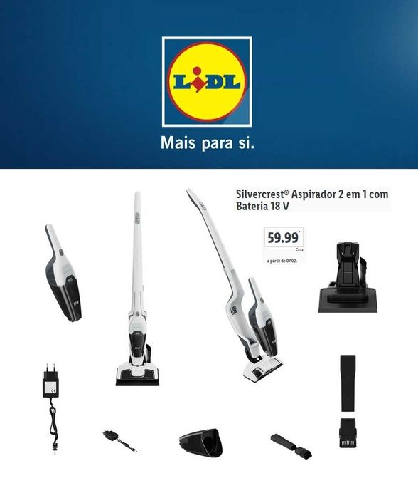 Aspirador silvercrest 2 em 1