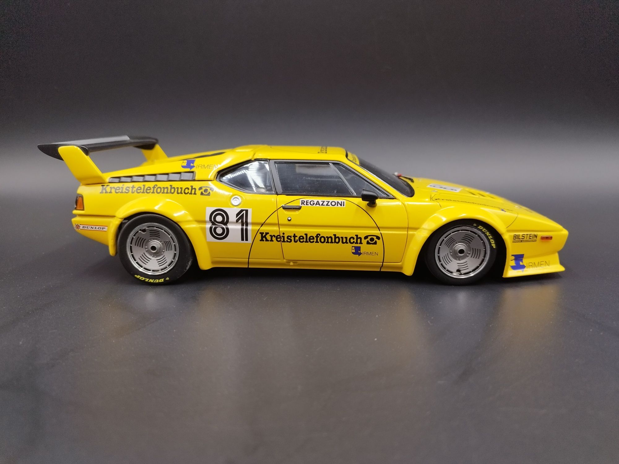 1:18 Minichamps BMW M1 Procar 'KREISTELEFONBUCH' TEAM Winkelhock model