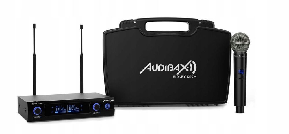 audibax sidney 1250 a bezprzewodowy mikrofon