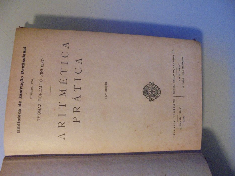 Aritmética Prática;Biblioteca de Instrução Profissional
