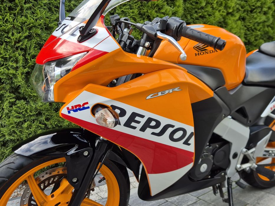 Honda CBR 125 REPSOL 2015 Mega Zadbana Kat b a1