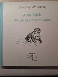 Mikolajek Święta są strasznie fajne Książka NOWA!