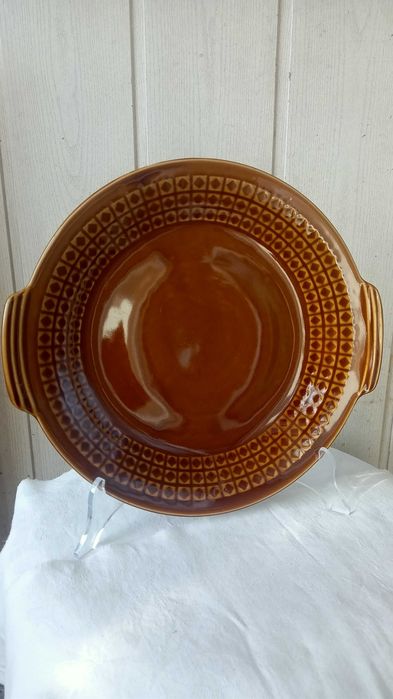 Patera z uchwytami fason IRA Józef Wrzesień Chodzież porcelit