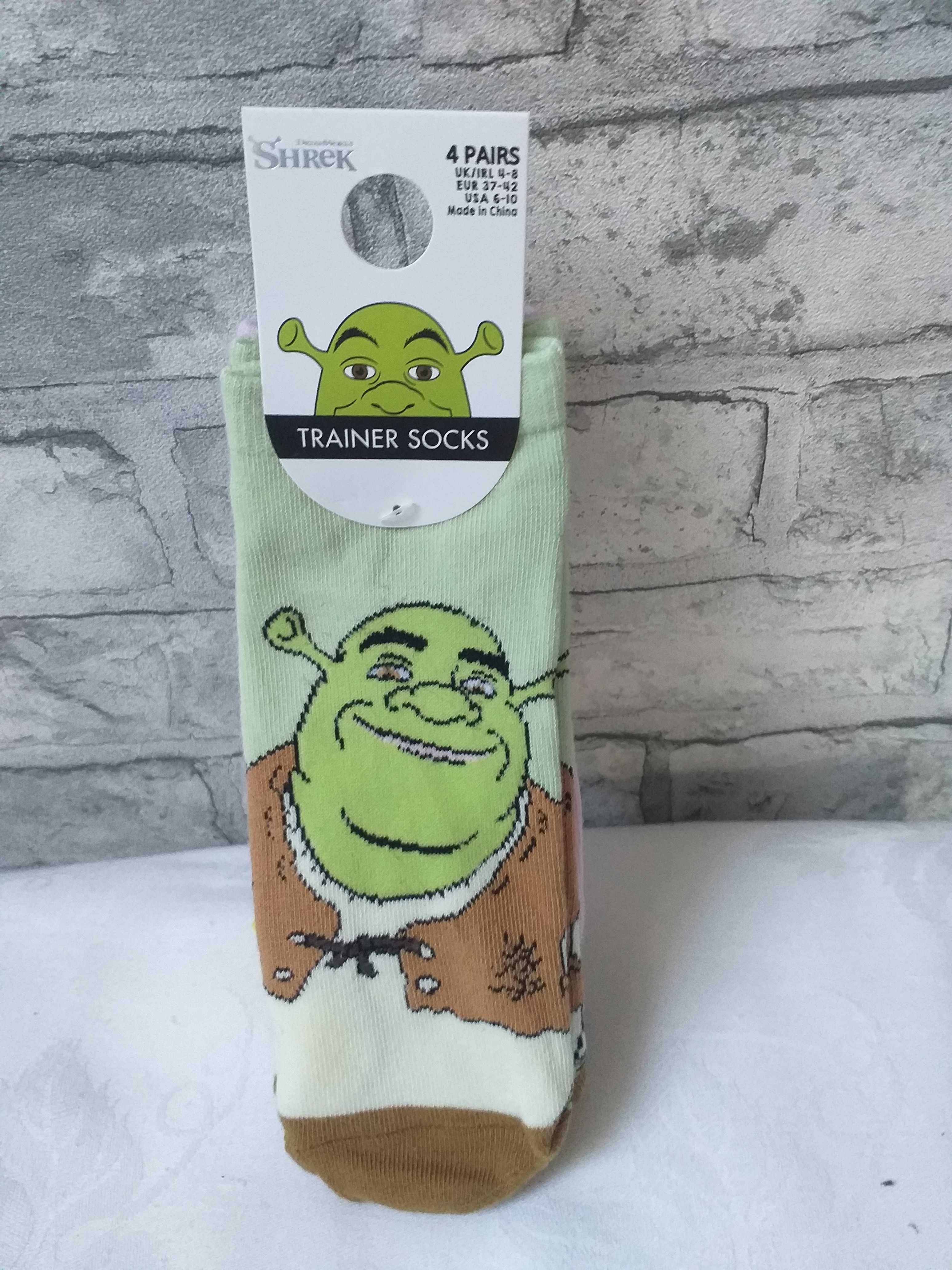 Skarpetki treningowe 4-pak Shrek PRIMARK