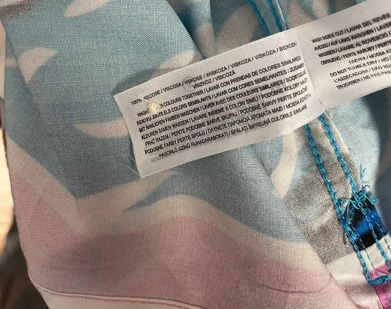 Primark koszula letnia hawajska wiskoza palmy plaża S