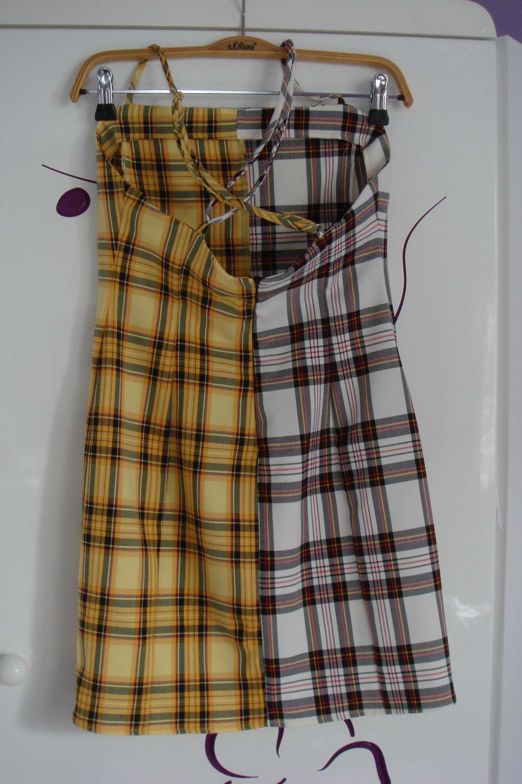 sukienka Bershka w kratę