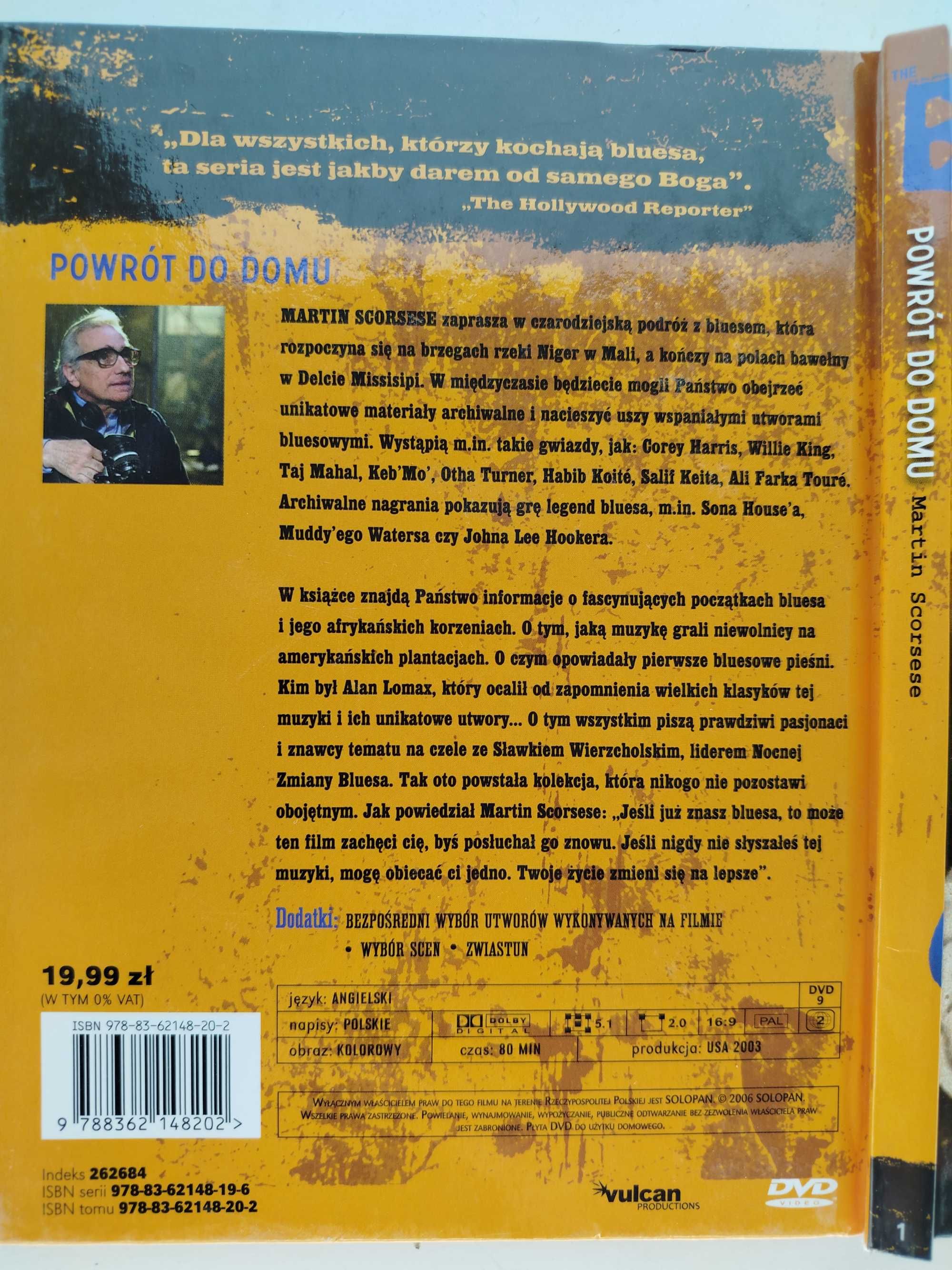 Powrót do domu DVD Scorsese blues