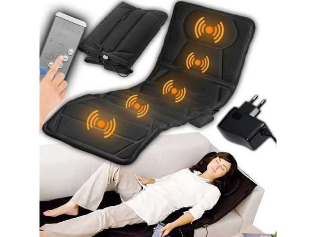 Mata Masująca do Masażu Masażer na Fotel Materac Masujący do Pleców