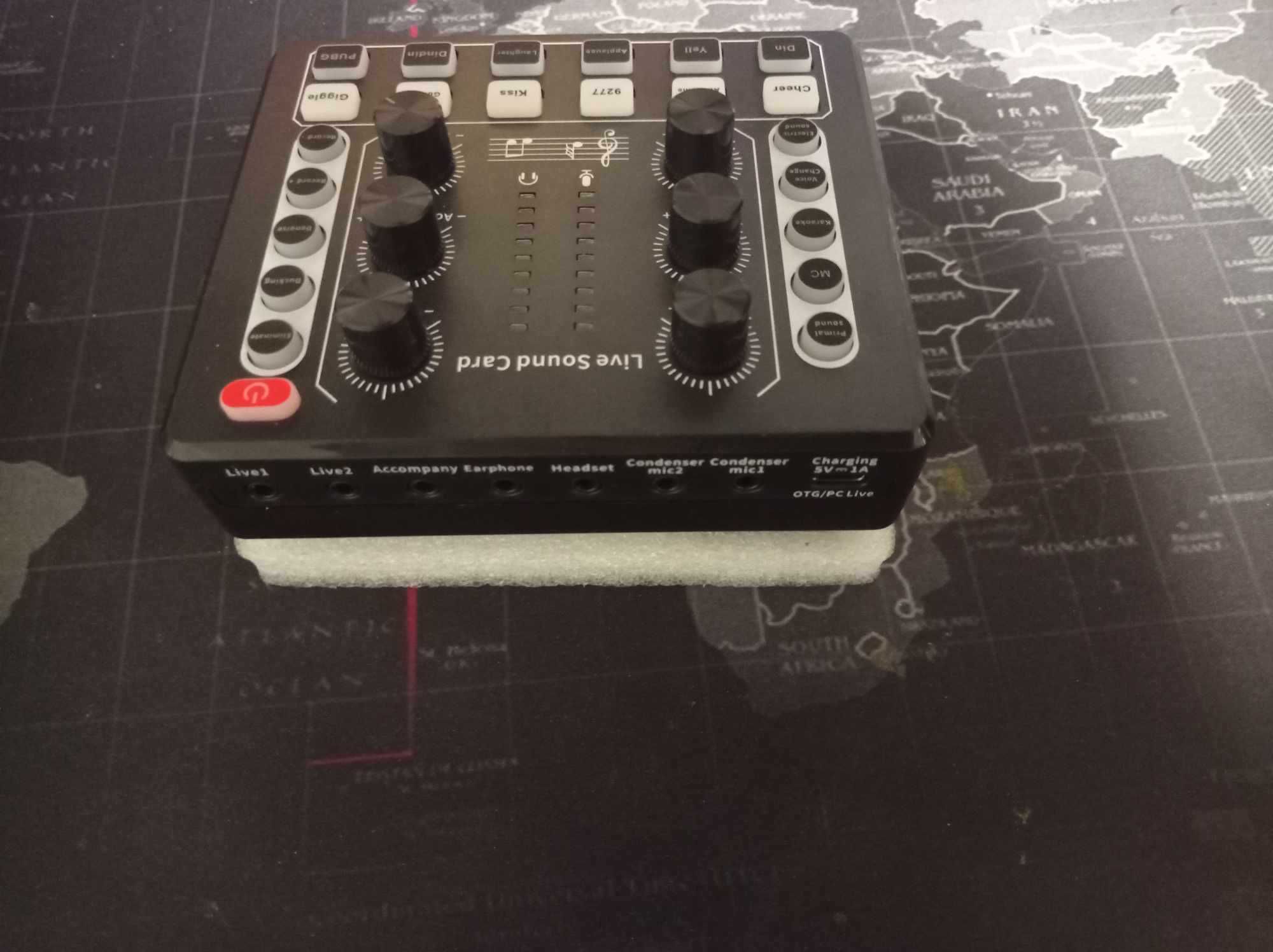 Sound Card M8 do gier/streamingu. bez okablowania