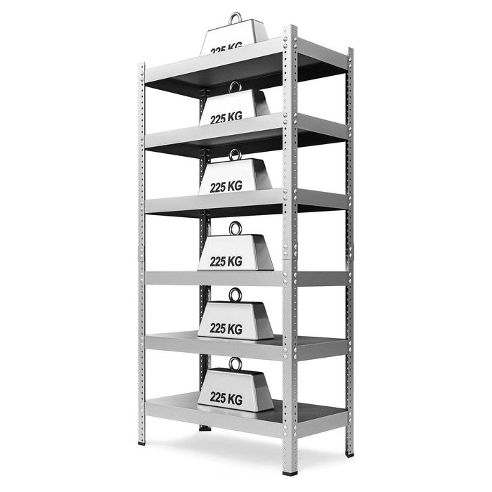 9szt Regał magazynowy Marbo Hard Metal 220x100x50 6P 1350 kg jak nowy